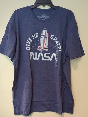 Kohl's Navy Heather Rocket Graphic Tee, 2X
